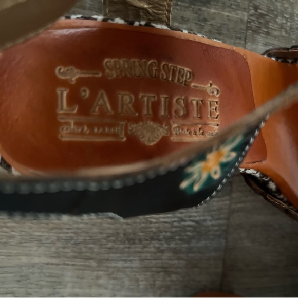 L’Artiste Leather Jive Sandals - Picture 6 of 8